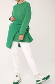 Yeşil-Bisiklet Yaka Reglan Kol Sweat thumbnail 1