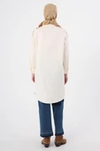 Ekru-Pamuklu Apoletli Gömlek thumbnail 4