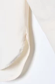 Ekru-%100 Pamuk Oversize Cepli Gömlek Tunik - 8