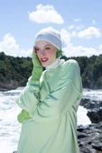 Açık Yeşil-3 İplik Oversize Basic Sweat - 1