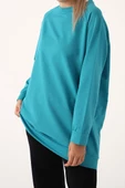 Mint-Bisiklet Yaka Reglan Kol Sweat thumbnail 3