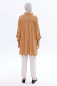 Camel-Reglan Kol Gömlek Tunik thumbnail 4