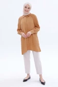 Camel-Reglan Kol Gömlek Tunik thumbnail 1