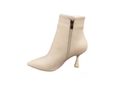 Ventes Sivri Burun 7 cm İnce Topuk Fermuarlı Günlük Kadın Bot - 2