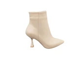 Ventes Sivri Burun 7 cm İnce Topuk Fermuarlı Günlük Kadın Bot - 1