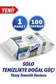 Solo Yüzey Temizleyici Havlu Okaliptus Cam Esintisi 100'lü - 1