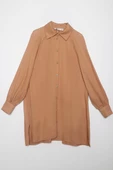 Camel-Reglan Kol Gömlek Tunik thumbnail 6
