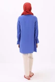 Saks-Fisto Detaylı Sık Düğmeli Tunik - 4