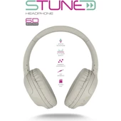 Powerway Stune Haki Bluetooth Kulaklık - 6D Sound, 18 Saat Kullanım, Hafıza Kartı Destekli - 1