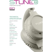 Powerway Stune Haki Bluetooth Kulaklık - 6D Sound, 18 Saat Kullanım, Hafıza Kartı Destekli - 3