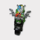Çek Bırak Custom Motorsiklet 9 Cm - Yeşil thumbnail 4