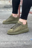 Wagoon WG096 Haki Süet Günlük Erkek Casual Ayakkabı - 1