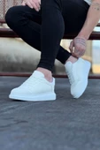 Wagoon WG019 Beyaz Triko Erkek Casual Ayakkabı - 2