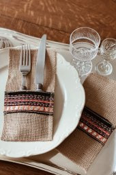 4lü İstanbleu El Yapımı Jüt Kaşıklık thumbnail 2