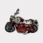 Çek Bırak Custom Motorsiklet 9 Cm - Kırmızı thumbnail 1