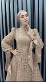 24Y4852 HENNİN ABİYE SİMLİ ÇALIKUŞU KOL BAĞLAMALI - 5