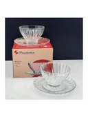 Paşabahçe 950110 Bauquet Çorba Kasesi ve Tabağı 2'li - 1