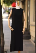24Y60762 İÇLİK ELBİSE SANDY KUMAŞ KOLSUZ - 3
