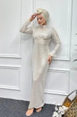 24Y4422 ABİYE PUL PAYET KOLLARI TÜY DETAYLI - 4