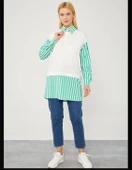 24Y270013 LEVİDOR SWEAT SHİRT GÖMLEK DETAY - 5