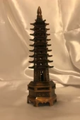 Pagoda Koruyucu Feng Shui Bereket Şans Mutluluk Ejderha Çin Paralı Feng Sui Pagoda thumbnail 1