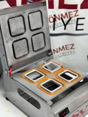 Sönmez Vakum 110*110 Kare Tatlı Tabağı Kapatma Makinesi - 3