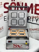 Sönmez Vakum 110*110 Kare Tatlı Tabağı Kapatma Makinesi - 4