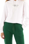 Joggy Kadın Kapüşonlu Beyaz Sweatshirt 160 thumbnail 2