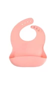 JOJOBEBEK Çocuk Silikon Mama Önlüğü (PEMBE RENK) - 3