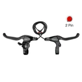 E-Bike Fren Kolu Set - Güç Kesicili, 2 Pin Uç, Zilli, TEKTRO - 1