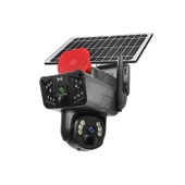O-KAM-3915 4G 6MP Dual Lens Solar PTZ Güneş Panelli Kamera - 1