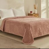 Karaca Home Rita Pudra Tek Kişilik Emboss Battaniye - 1