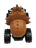 Sürtmeli Dinazor Robota Dönüşen Araba 14 Cm - Kahverengi thumbnail 5