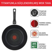 Tefal Titanyum Force 28cm Wok Tava 2100134004 thumbnail 2