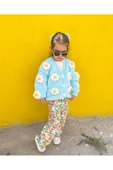EL ÖRGÜSÜ ÇİÇEKLİ ÇOCUK HIRKA - 1