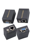 Powermaster DXT POWERMASTER PM 17297 VGA TO CAT5 CAT6 60 METRE VGA EXTENDER UZATICI thumbnail 2