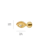 Göz Altın Piercing - 2