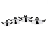 Emsan Mısra 8 Parça Çelik Tencere Seti thumbnail 1