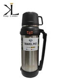 Keep London Paslanmaz Çelik Çift Duvarlı 1600ml Termos-Gri - 1