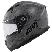 GIVI 50.7 PHOBIA MAT TITANIUM-SİYAH KASK thumbnail 1