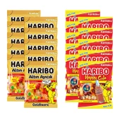 Haribo Altın Ayıcık ve Happy Cola 80 gr Kanka Boy 20 li Karma Paket - 1