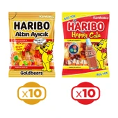 Haribo Altın Ayıcık ve Happy Cola 80 gr Kanka Boy 20 li Karma Paket - 2
