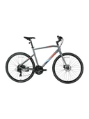 Bisan TRX 8400 Altus 27 Vites HD Fren 28 Jant Trekking Şehir Bisikleti Gri Kırmızı Mavi 54 Kadro - 1