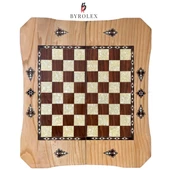 Helena EL İŞÇİLİĞİ 65 X 55 CM BOYUTLARINDA GERÇEK AHŞAP TAVLA - 4