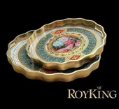 Royking 2 Li Oval Tepsi 44x36-38x31 cm FX 058 - 1