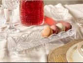 English Home Lusi Cam Sunum Tabağı 24 Cm - 1