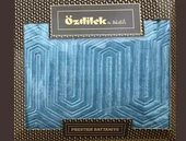 Özdilek Prestige Kalın Embos Tek Kişilik Battaniye (155x220)-Göl Mavi - 1