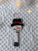 Kardan Adam Anahtar Tılsım Noel Süslemeleri Noel Ağacı Asma Kardan Adam Aksesuarları - 1