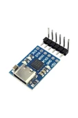 Alkatronik CP2102 USB to RS232 TTL UART Çevirici Modül Type C Usb Seri Port Haberleşme Mcu Uydu Alıcı Tel GSM thumbnail 3