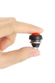 Alkatronik 12mm PBS-33B 2 Pin Push Buton Kırmızı ON OFF 1A 250V Mini Yuvarlak Su Geçirmez Anahtar Momentary Sw thumbnail 2